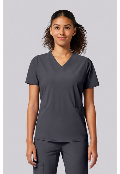 Cherokee Infinity Pursuit Scrubs Built In Sport Bra V Neck Top IN00011 - Scrubs Select