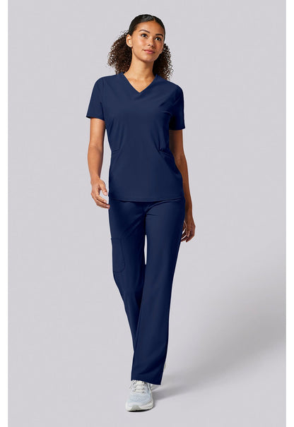 Cherokee Infinity Pursuit Scrubs Built In Sport Bra V Neck Top IN00011 - Scrubs Select