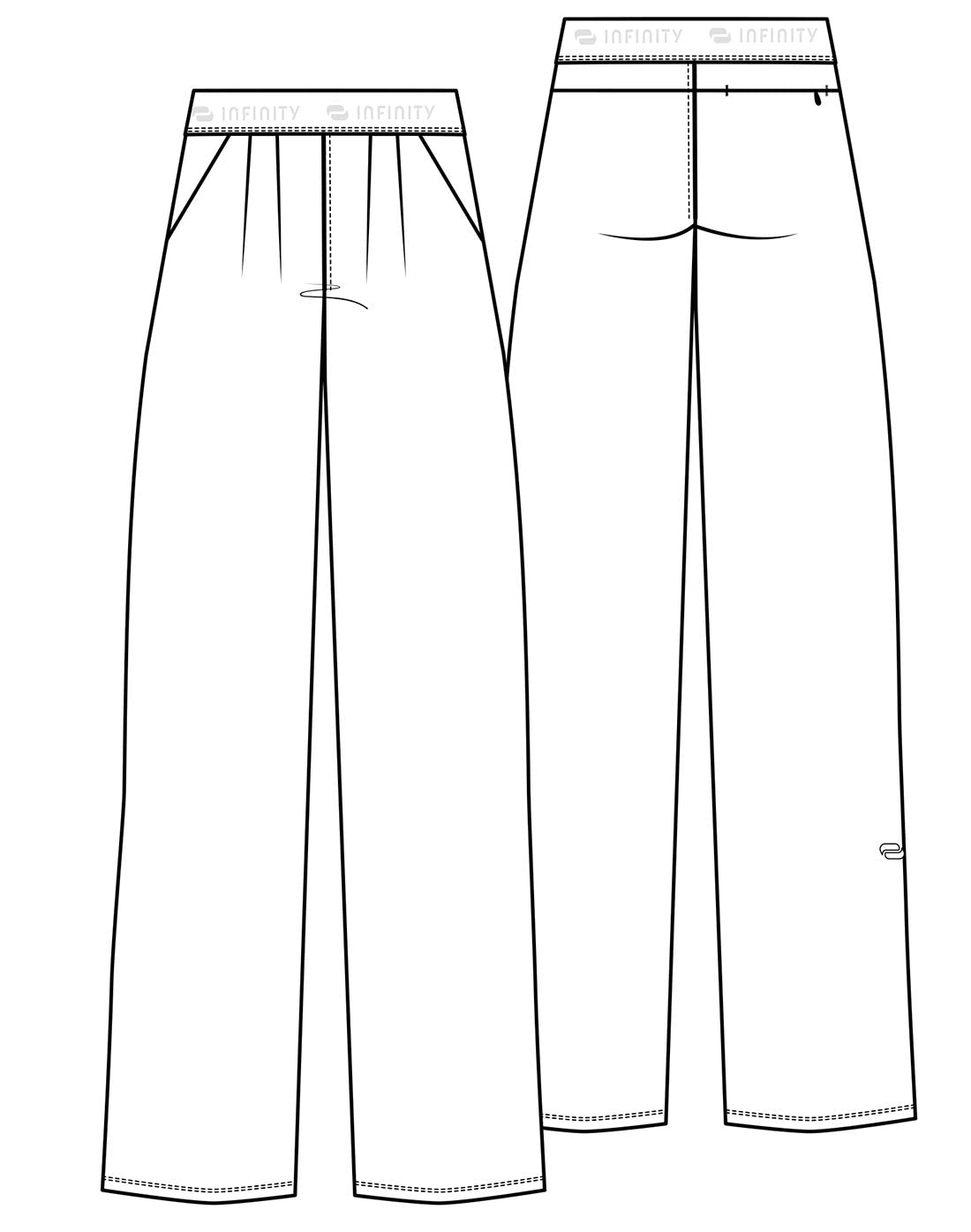 Cherokee Infinity Pursuit Scrubs Wide Leg Pant IN025A - Scrubs Select