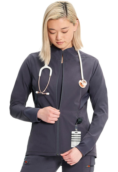 Cherokee Infinity Scrub GNR8 Zip Front Jacket IN320A - Scrubs Select