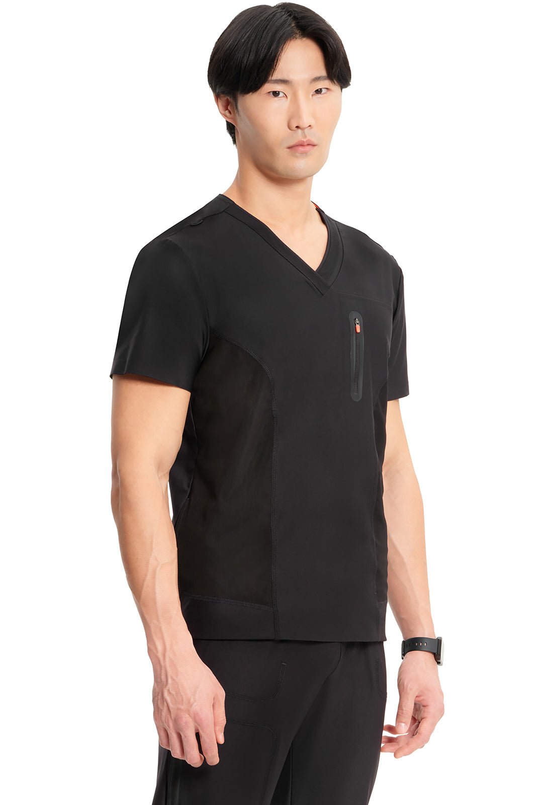 Cherokee Infinity Scrubs GNR8 Kinetic Men's Knit V Neck Top IN823A - Scrubs Select