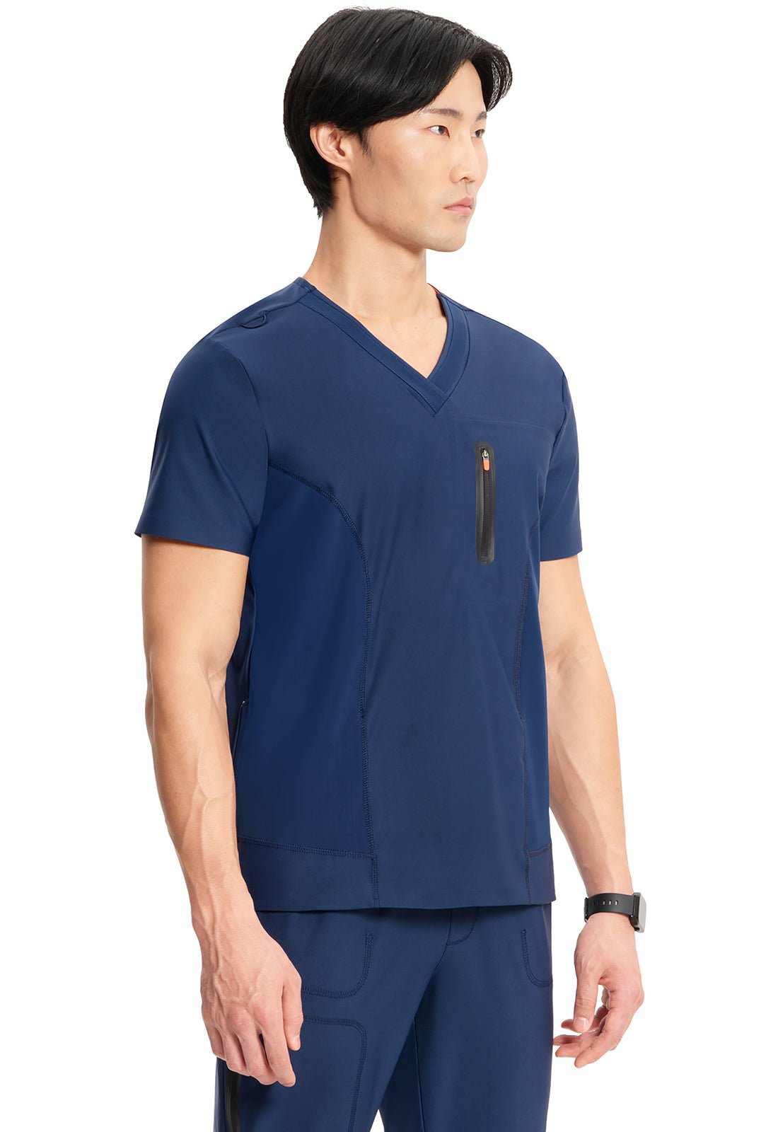 Cherokee Infinity Scrubs GNR8 Kinetic Men's Knit V Neck Top IN823A - Scrubs Select