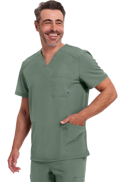 Cherokee Infinity Scrubs Men's V Neck Top CK900A - Scrubs Select