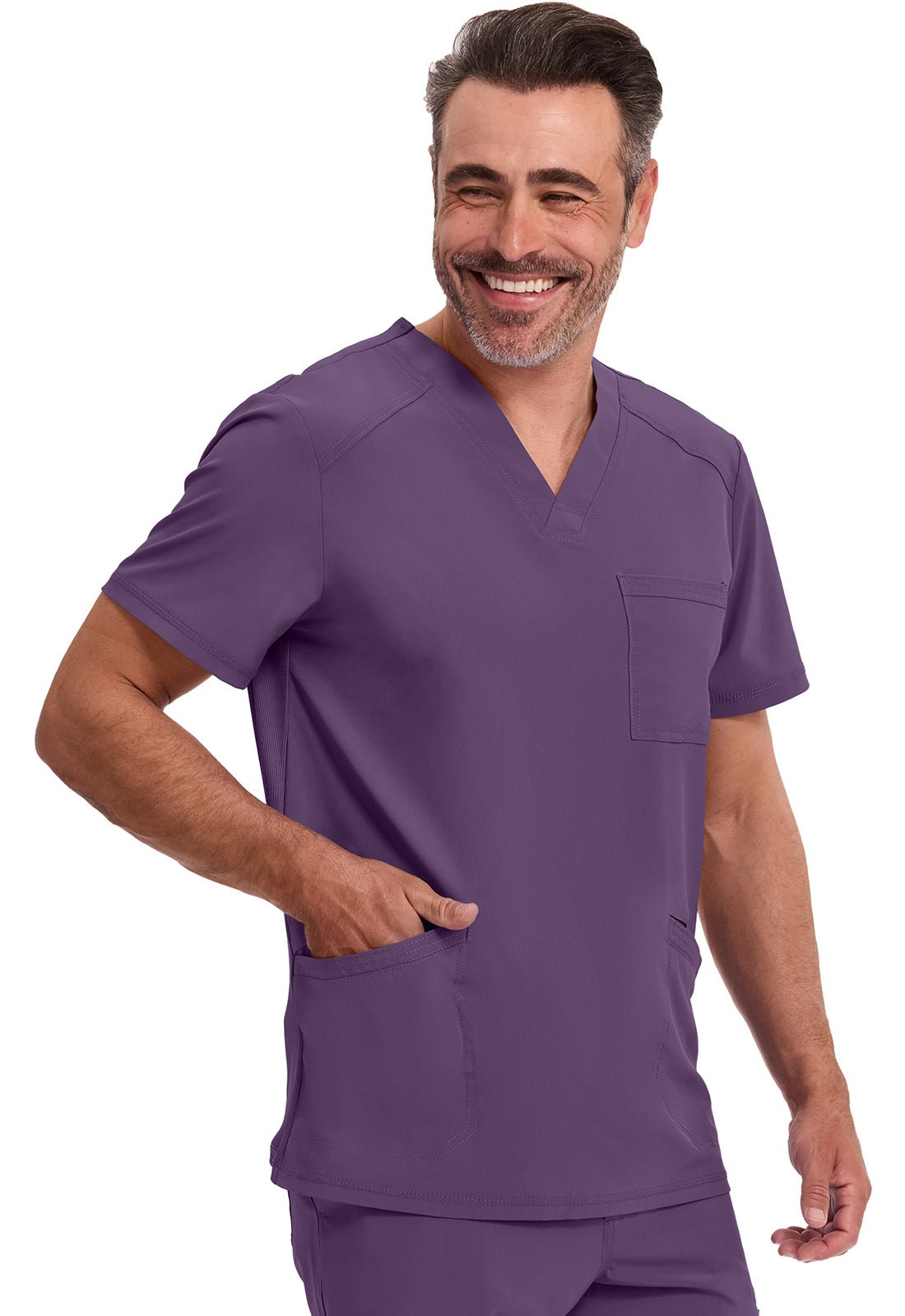 Cherokee Infinity Scrubs Men's V Neck Top CK900A - Scrubs Select