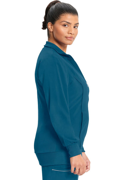 Cherokee Infinity Zip Front Scrub Jacket 2391A Black, Caribbean, CIel, Navy, Pewter, Royal, White - Scrubs Select