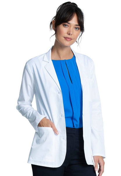 Cherokee Project Lab Women's 30" Consultation Lab Coat CK451T WHT - Scrubs Select