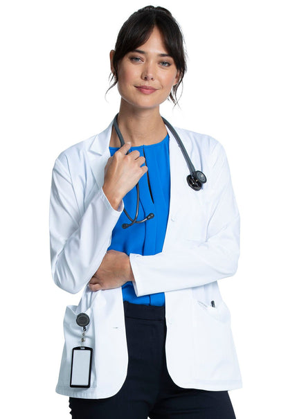 Cherokee Project Lab Women's 30" Consultation Lab Coat CK451T WHT - Scrubs Select
