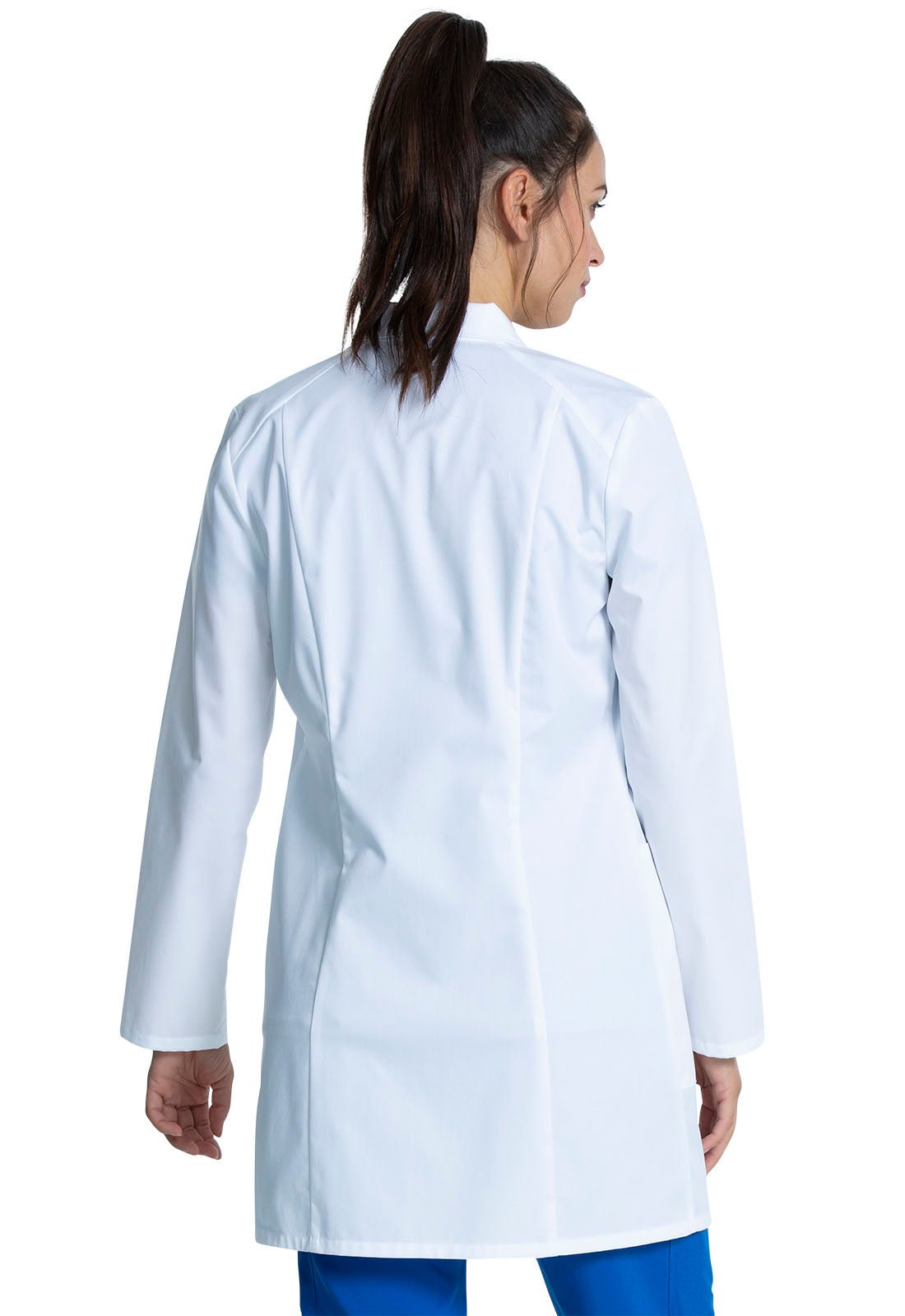 Cherokee Project Lab Women's 35" Lab Coat CK452T WHT - Scrubs Select