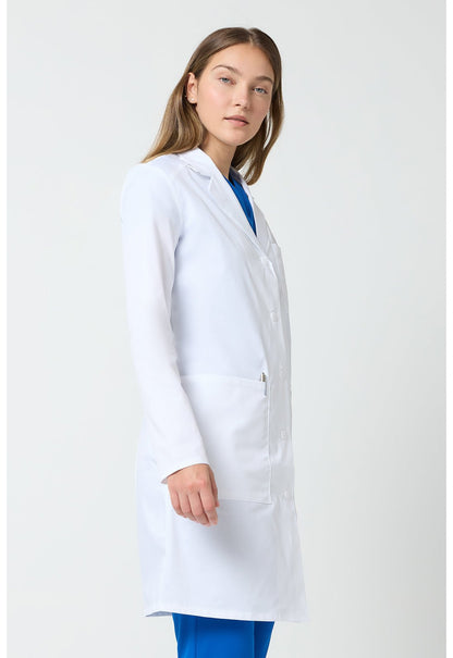 Cherokee Project Lab Women's 37" Lab Coat CK421 WHT - Scrubs Select
