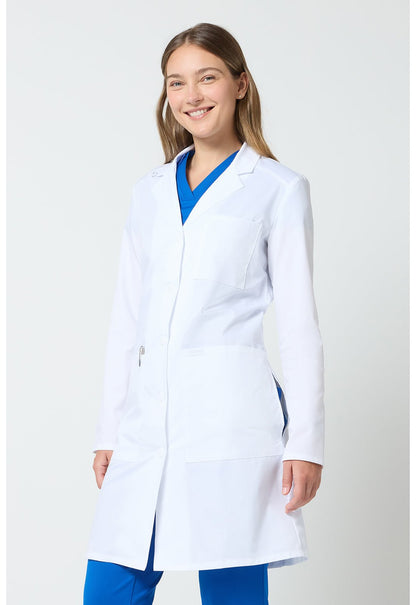 Cherokee Project Lab Women's 37" Lab Coat CK421 WHT - Scrubs Select