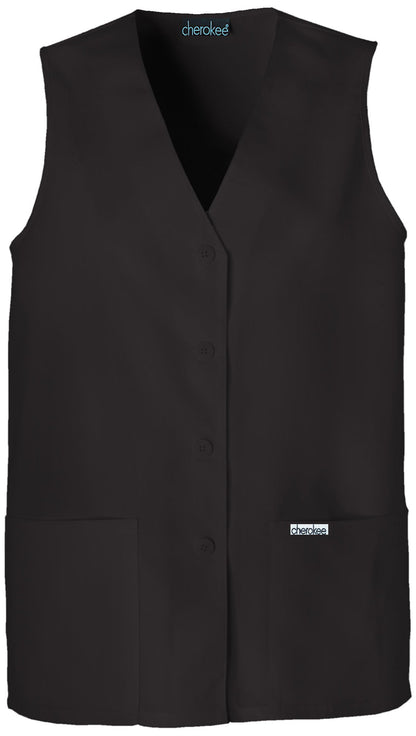 Cherokee Scrubs Button Front Vest 1602 - Scrubs Select