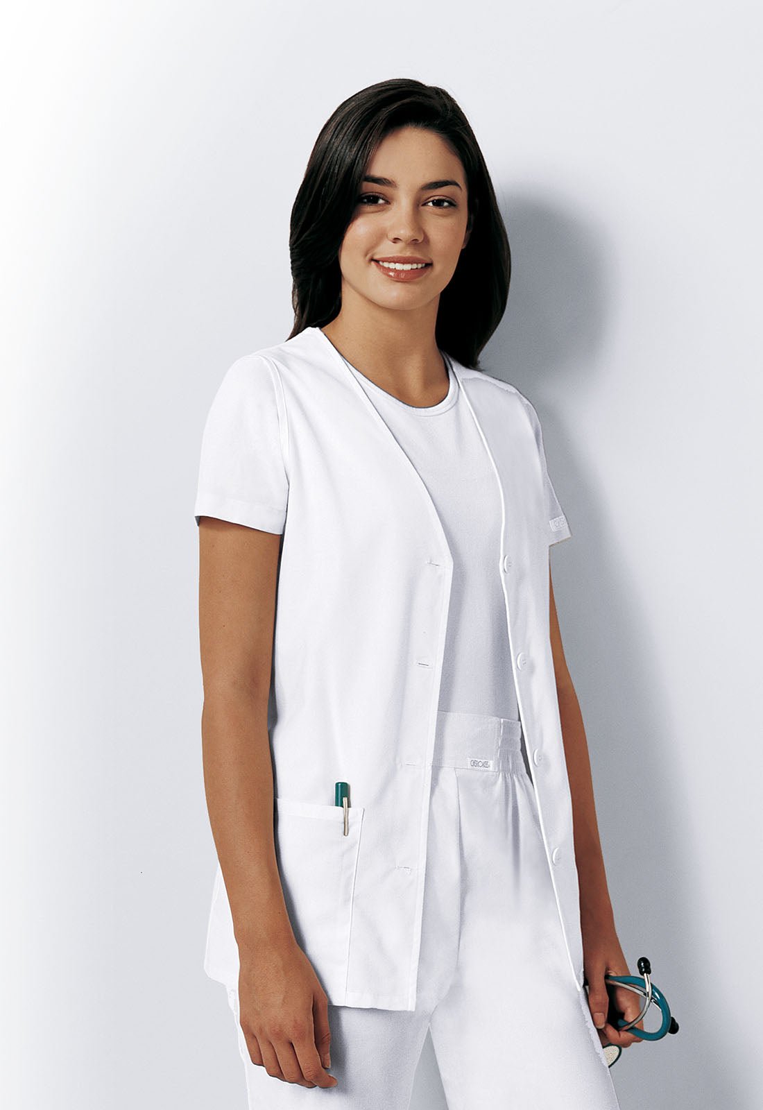 Cherokee Scrubs Button Front Vest 1602 - Scrubs Select