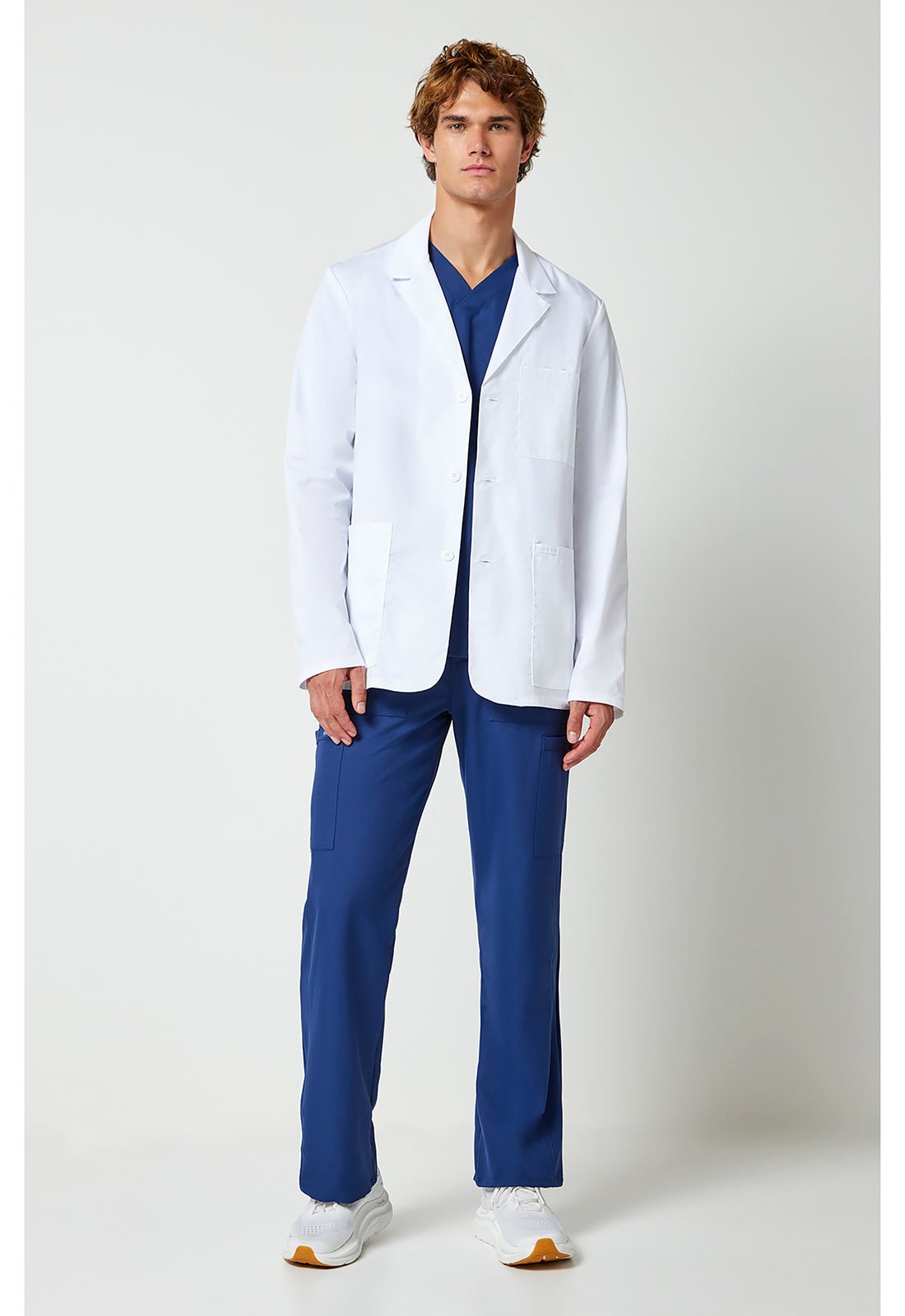 Cherokee Scrubs Men's 32" Consultation Coat CK401T WHT - Scrubs Select