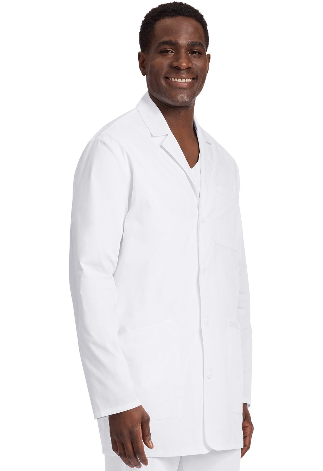 Cherokee Scrubs Men's 35" Lab Coat CK442 WHT - Scrubs Select