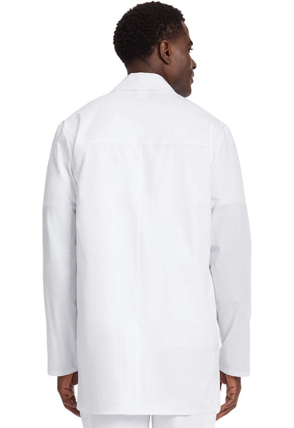 Cherokee Scrubs Men's 35" Lab Coat CK442 WHT - Scrubs Select
