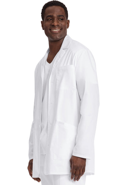 Cherokee Scrubs Men's 35" Lab Coat CK442 WHT - Scrubs Select