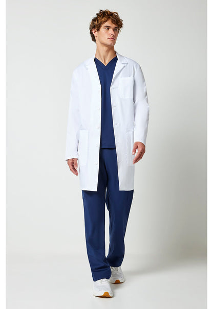 Cherokee Scrubs Men's 38" Lab Coat CK412 WHT - Scrubs Select