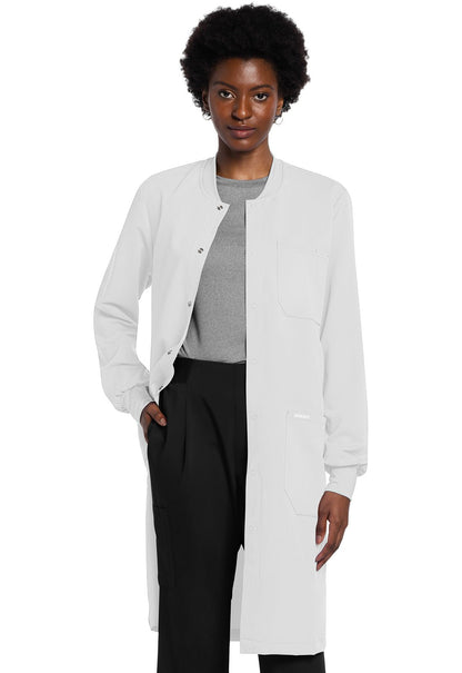 Cherokee Scrubs Unisex 40" Snap Front Lab Coat CK402A - Scrubs Select