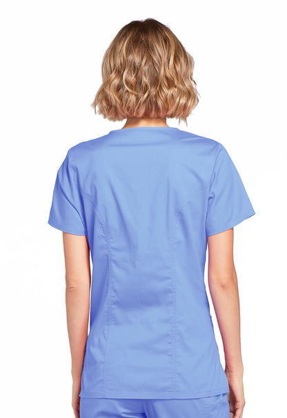 Cherokee WW Core Stretch Mock Wrap Top - Scrubs Select