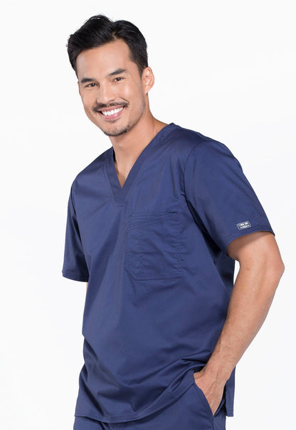 Cherokee WW Core Stretch Scrubs Men's V Neck Top 4743 - Scrubs Select