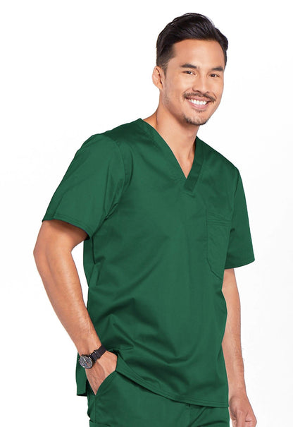 Cherokee WW Core Stretch Scrubs Men's V Neck Top 4743 - Scrubs Select