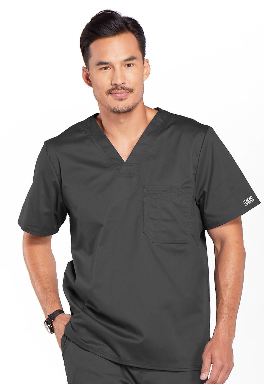Cherokee WW Core Stretch Scrubs Men's V Neck Top 4743 - Scrubs Select