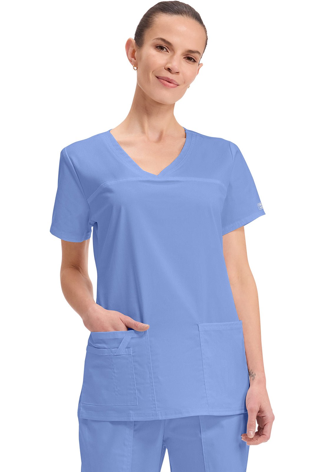 Cherokee WW Core Stretch Scrubs V Neck Top 4727 - Scrubs Select