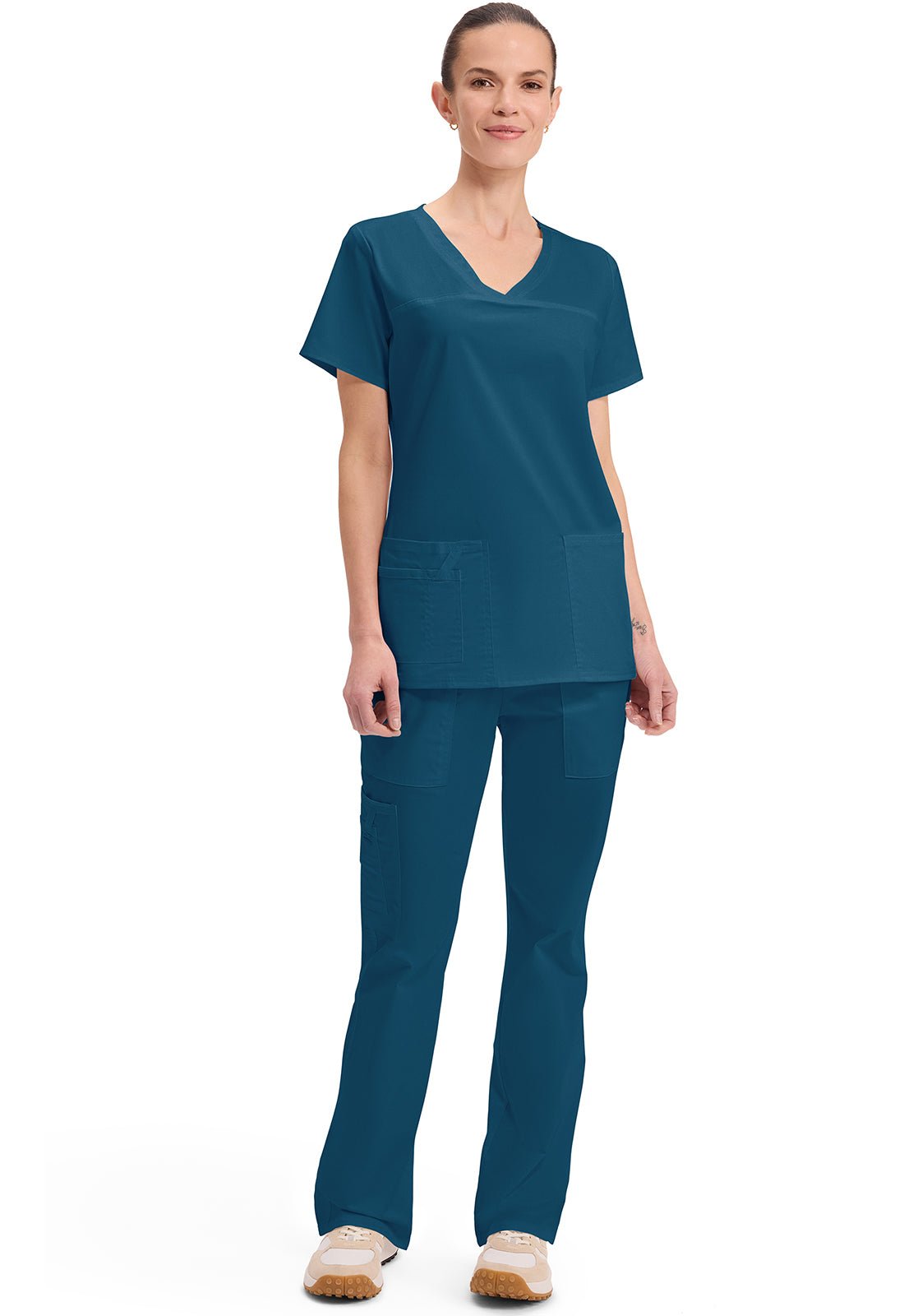 Cherokee WW Core Stretch Scrubs V Neck Top 4727 - Scrubs Select