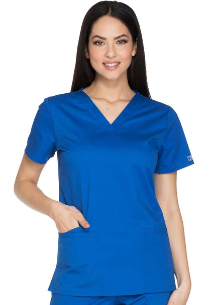 Cherokee WW Core Stretch Scrubs V Neck Top WW630 - Scrubs Select