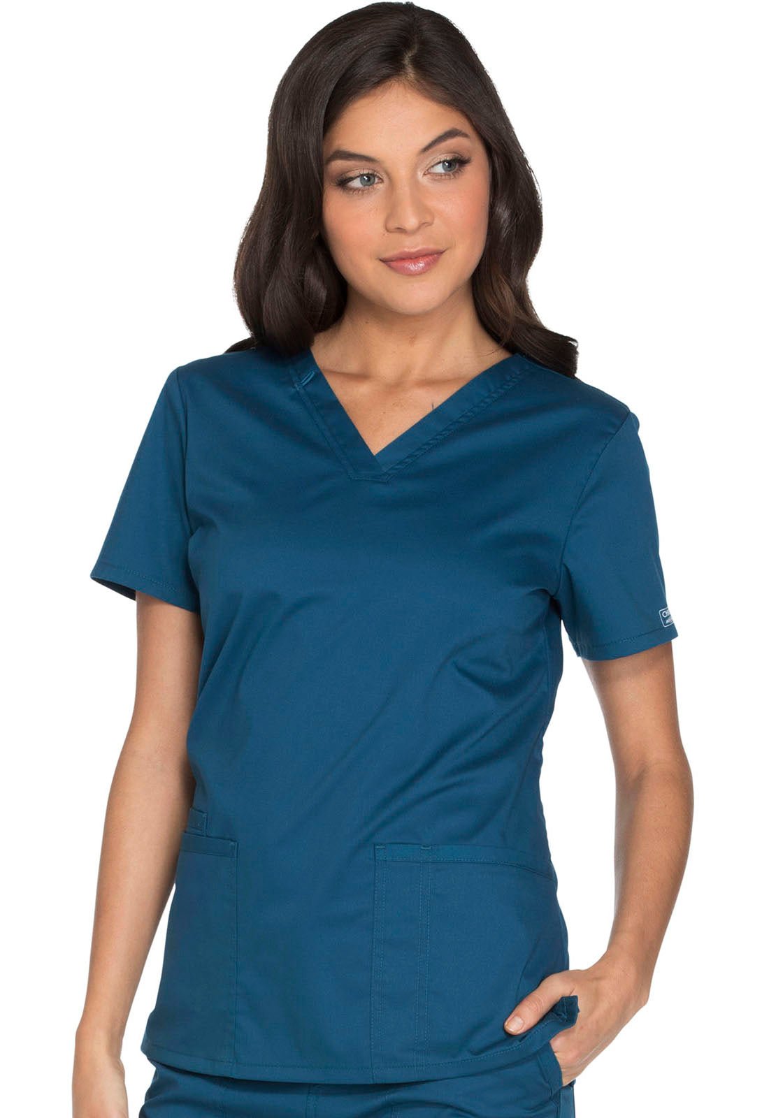 Cherokee WW Core Stretch Scrubs V Neck Top WW630 - Scrubs Select