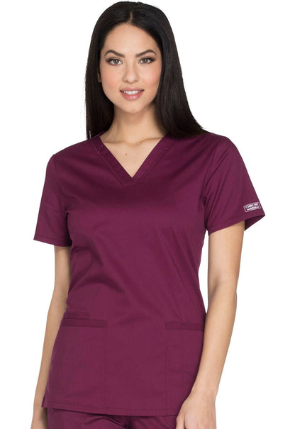 Cherokee WW Core Stretch Scrubs V Neck Top WW630 - Scrubs Select