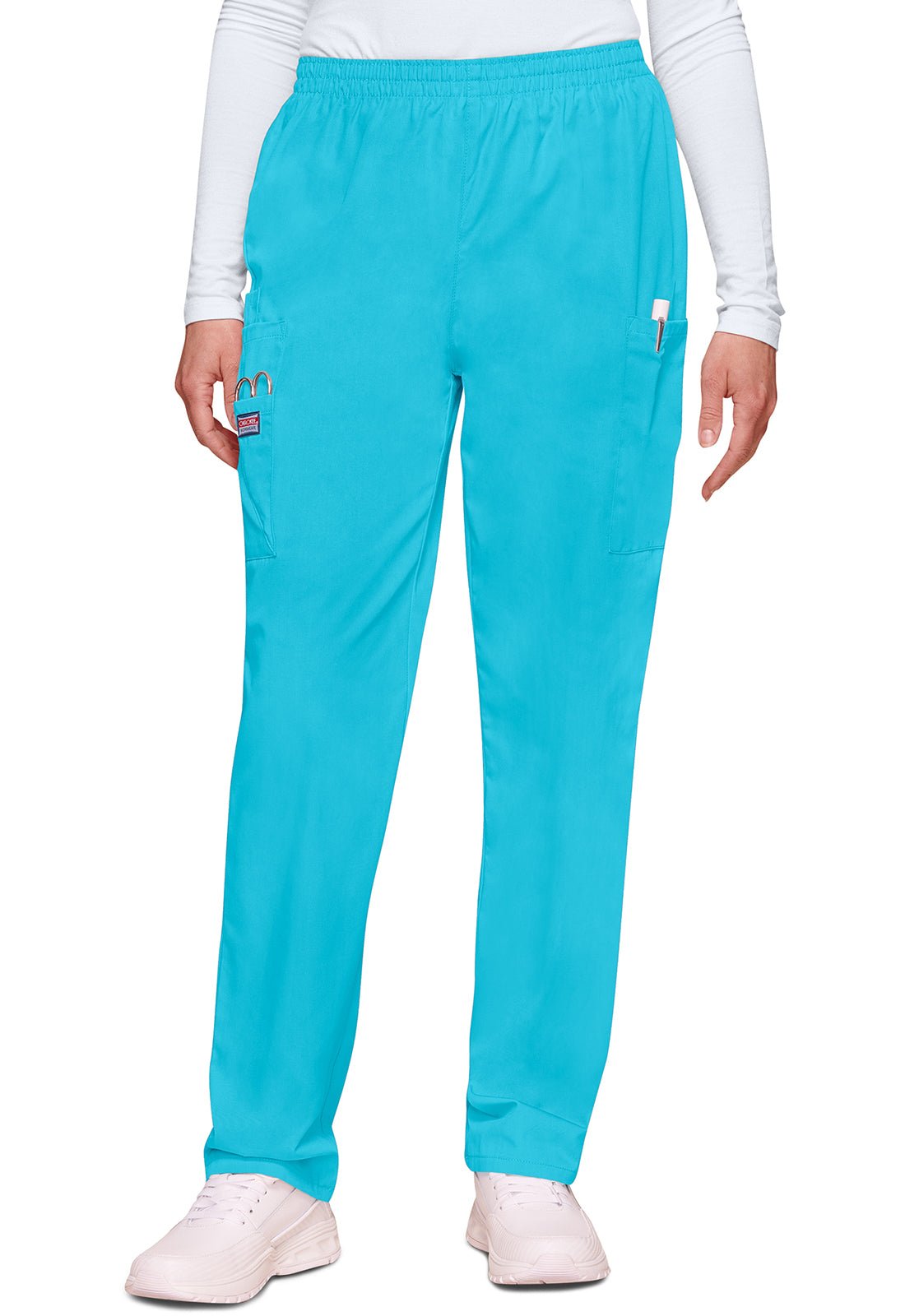 Cherokee WW Originals Cargo Pant 4200 in Ciel, Grey, Royal, Turquoise - Scrubs Select
