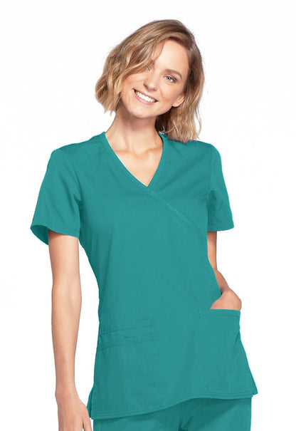 Cherokee WW Originals Scrub Mock Wrap Top WW650 - Scrubs Select