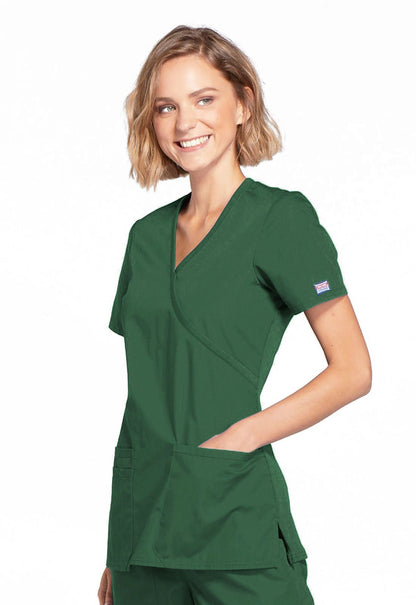 Cherokee WW Originals Scrub Mock Wrap Top WW650 - Scrubs Select