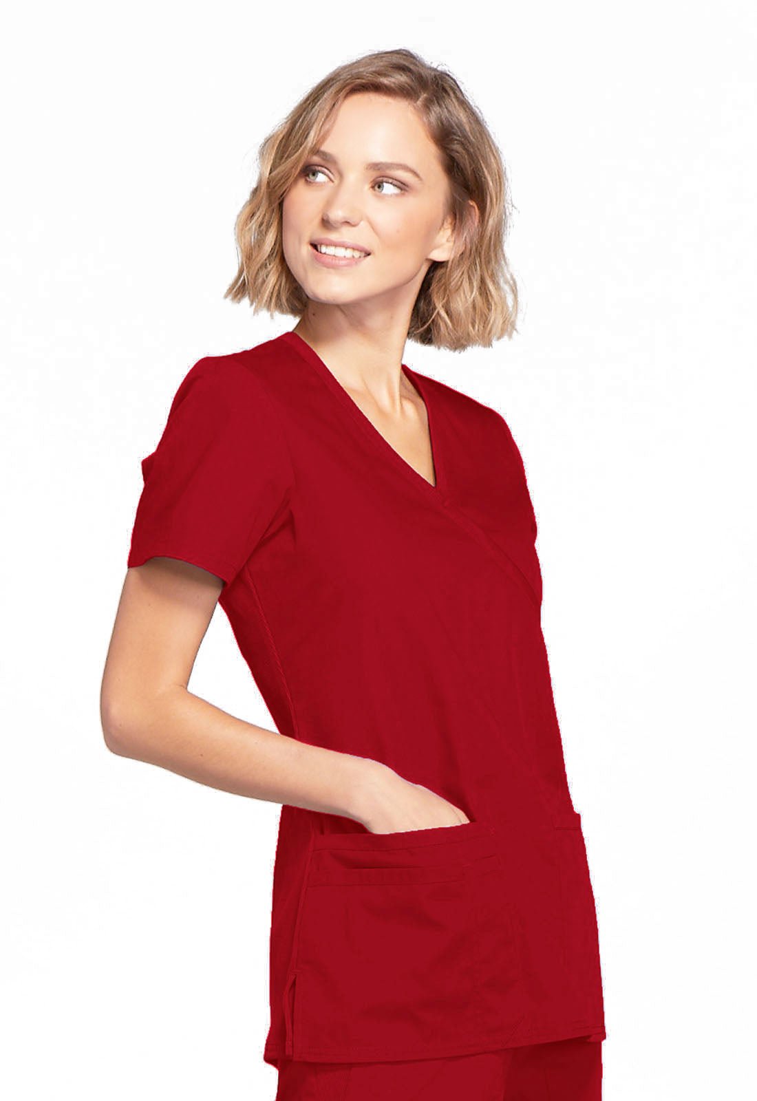 Cherokee WW Originals Scrub Mock Wrap Top WW650 - Scrubs Select