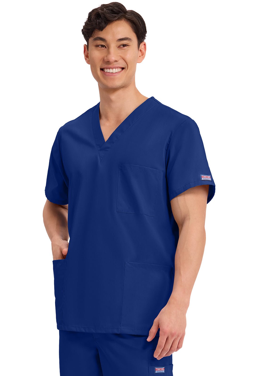 Cherokee WW Originals Scrubs Unisex V Neck Top 4876 - Scrubs Select