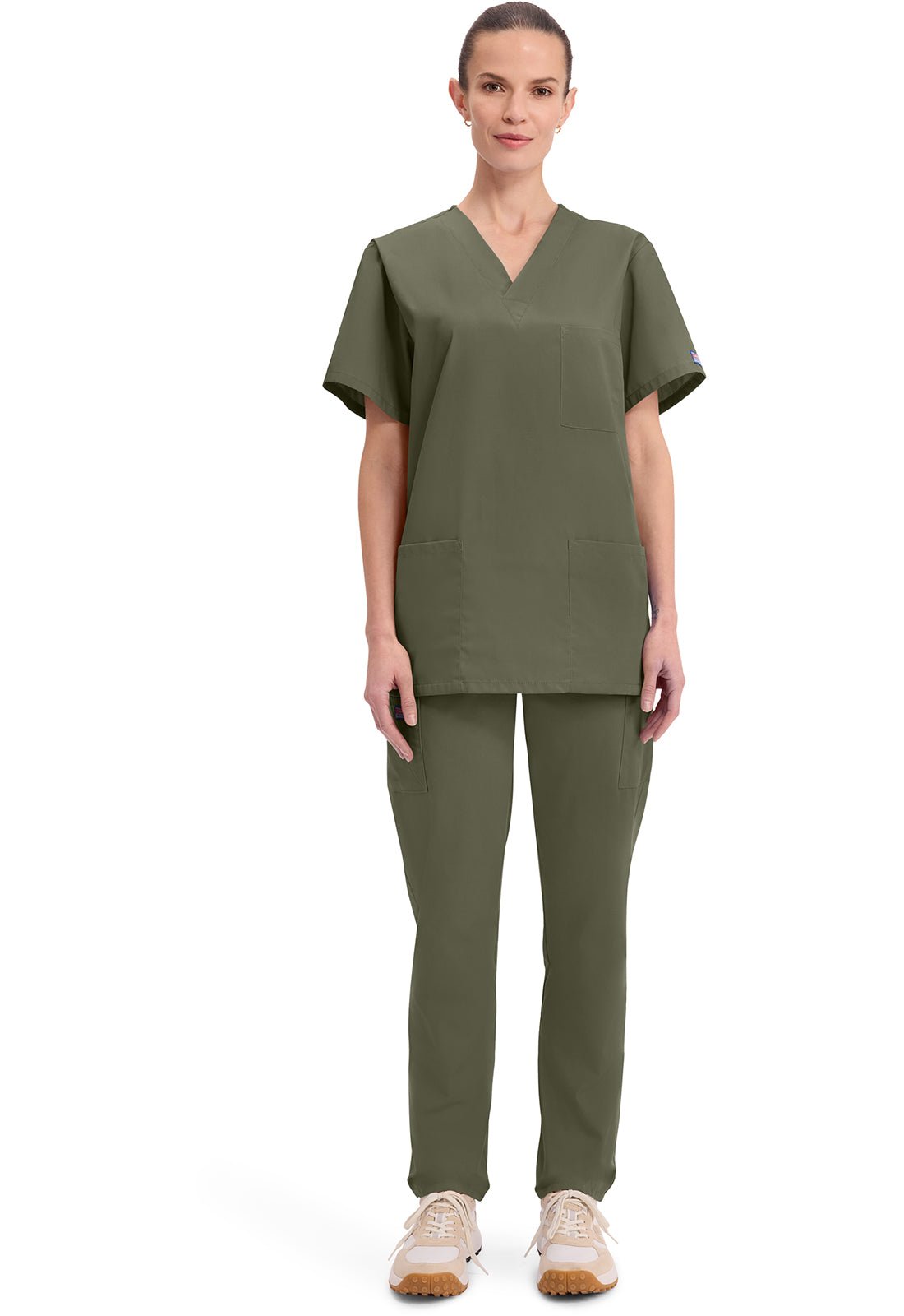 Cherokee WW Originals Scrubs Unisex V Neck Top 4876 - Scrubs Select