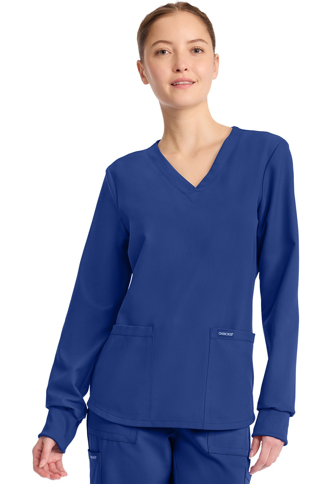 Cherokee WW Originals Ultra Scrubs Long Sleeve Modesty Top CK962A - Scrubs Select