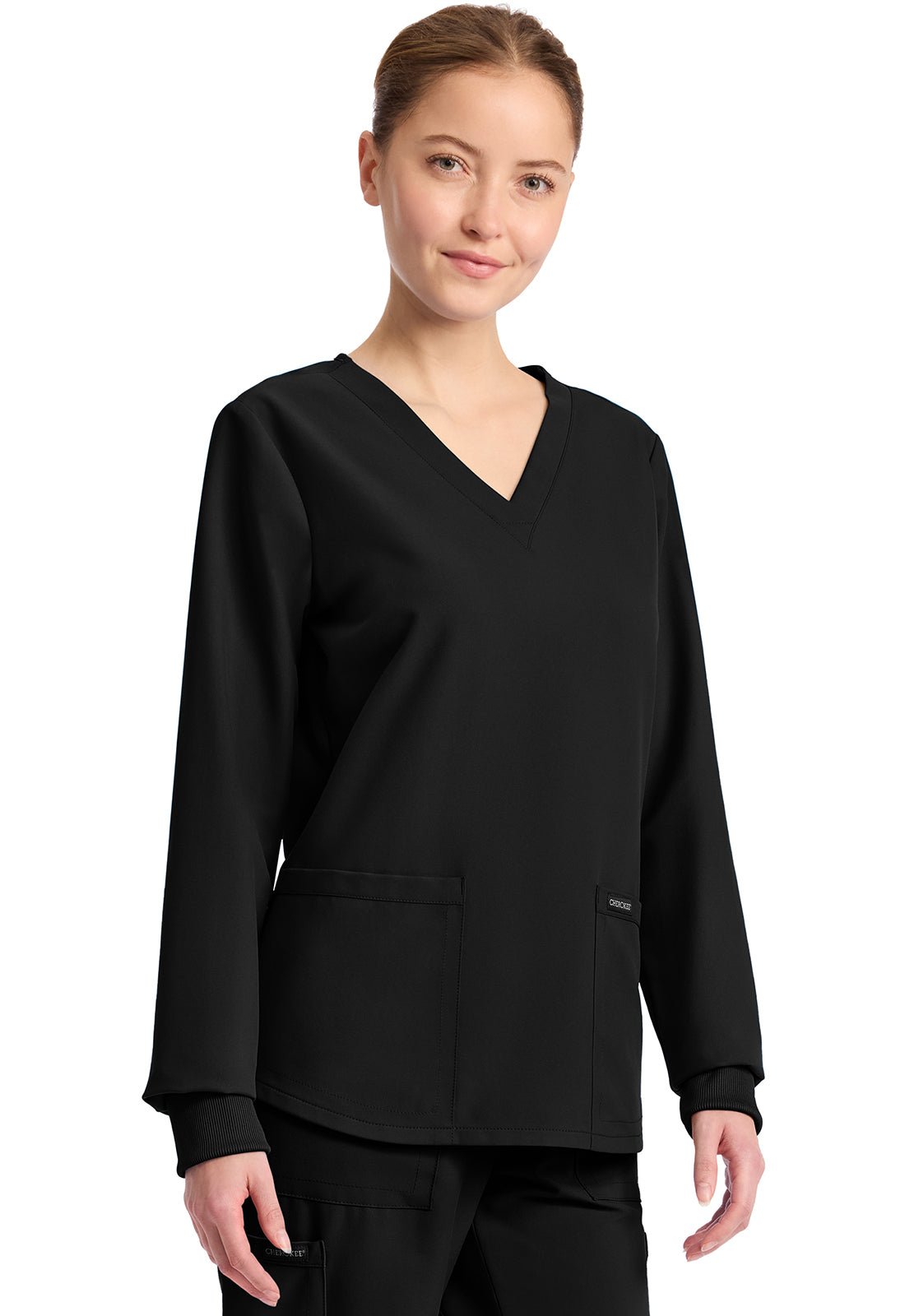 Cherokee WW Originals Ultra Scrubs Long Sleeve Modesty Top CK962A - Scrubs Select