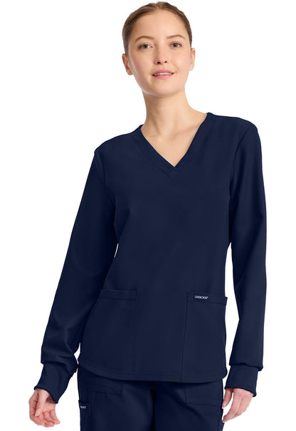 Cherokee WW Originals Ultra Scrubs Long Sleeve Modesty Top CK962A - Scrubs Select