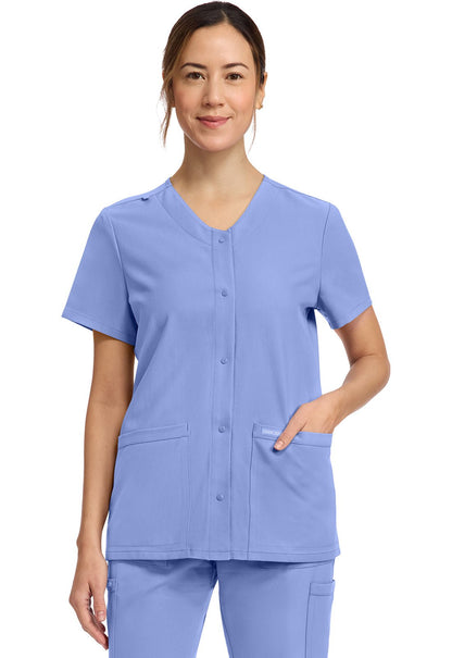 Cherokee WW Originals Ultra Scrubs Snap Front Top CK844A - Scrubs Select