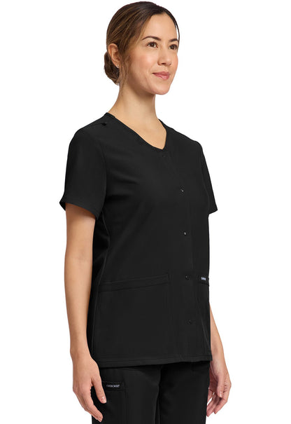 Cherokee WW Originals Ultra Scrubs Snap Front Top CK844A - Scrubs Select