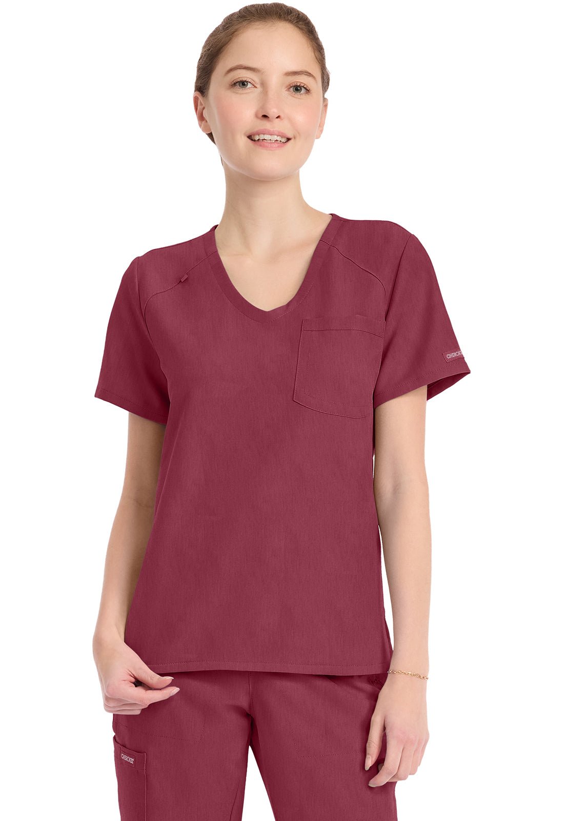 Cherokee WW Originals Ultra Scrubs Tuckable V Neck Top CK954A - Scrubs Select