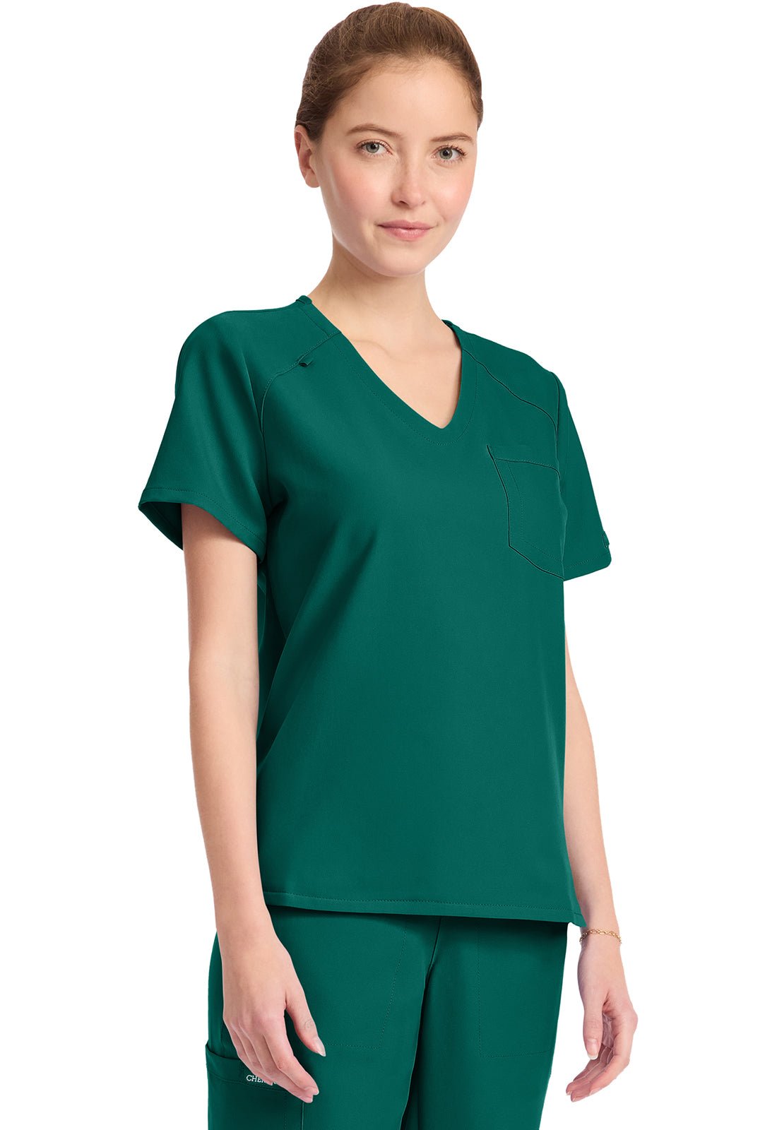 Cherokee WW Originals Ultra Scrubs Tuckable V Neck Top CK954A - Scrubs Select