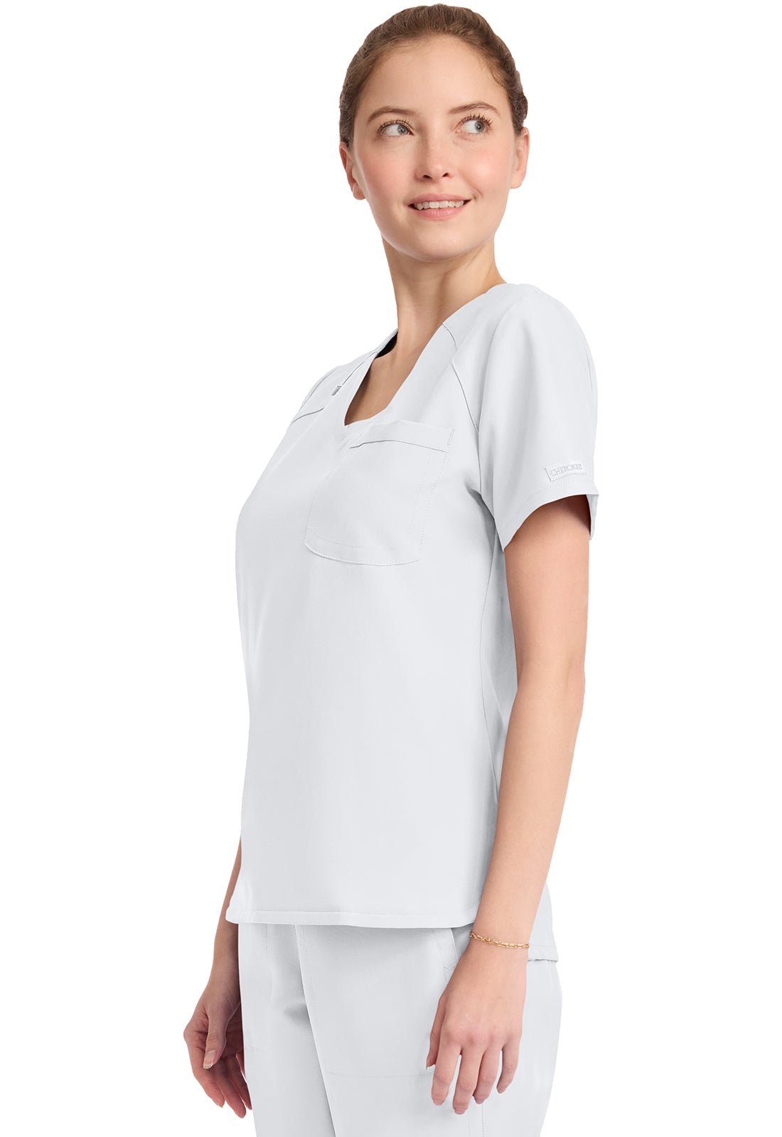 Cherokee WW Originals Ultra Scrubs Tuckable V Neck Top CK954A - Scrubs Select