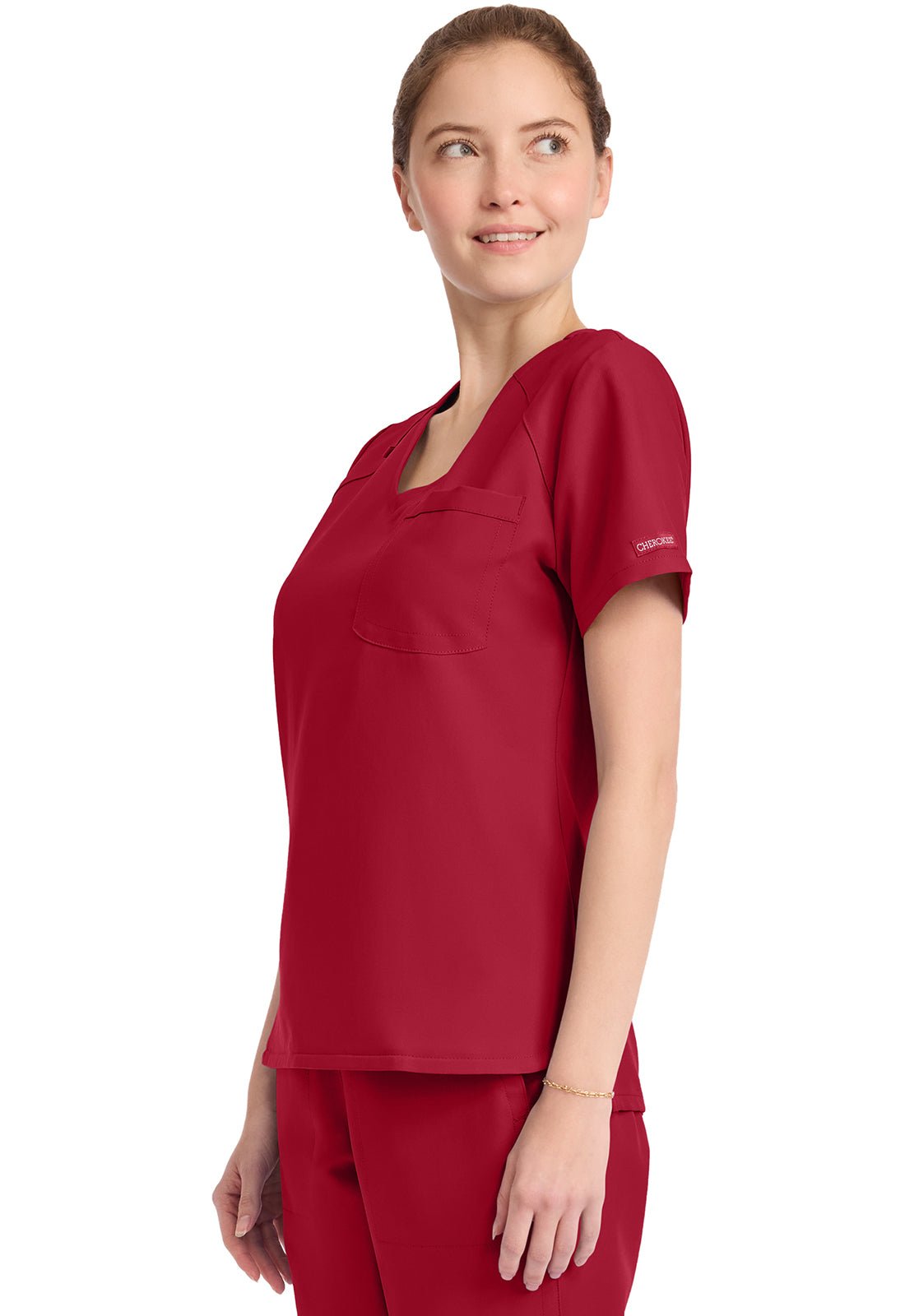 Cherokee WW Originals Ultra Scrubs Tuckable V Neck Top CK954A - Scrubs Select