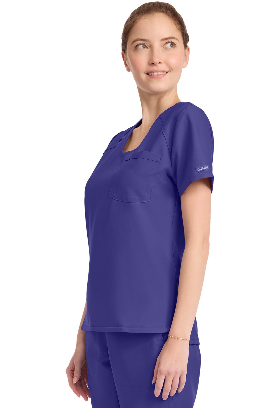 Cherokee WW Originals Ultra Scrubs Tuckable V Neck Top CK954A - Scrubs Select