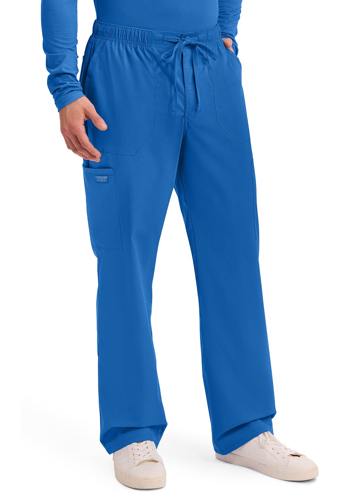 Cherokee WW Professionals Scrubs Men's Drawstring Cargo Pant WW190 - Scrubs Select