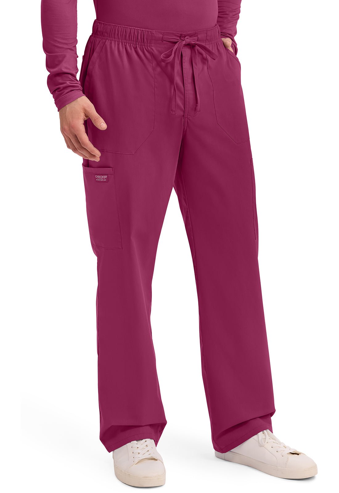 Cherokee WW Professionals Scrubs Men's Drawstring Cargo Pant WW190 - Scrubs Select