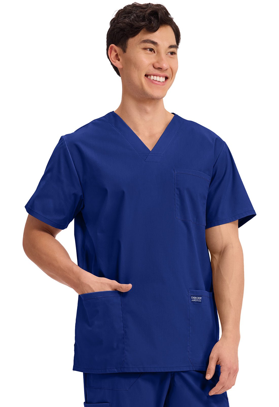 Cherokee WW Professionals Scrubs Men's V Neck Top WW695 - Scrubs Select
